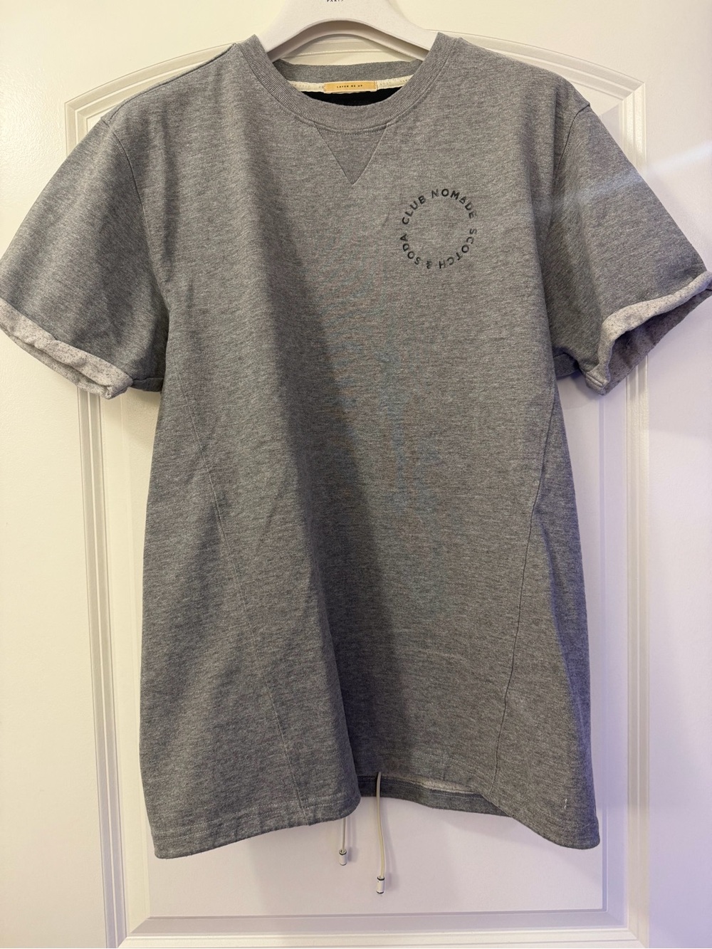 Scotch & Soda Gray Short Sleeve Crewneck Tee